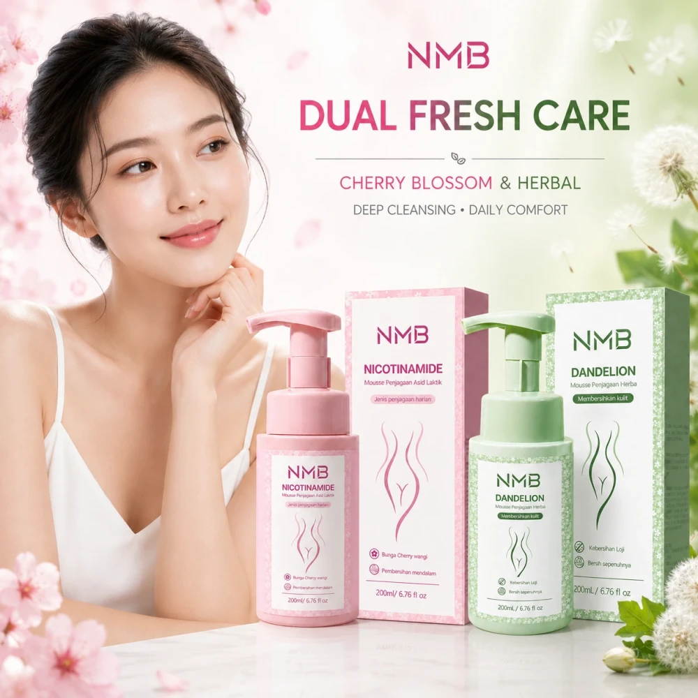 NMB Dual Fresh Care Foaming Cleanser – Niacinamide & Dandelion Collection
